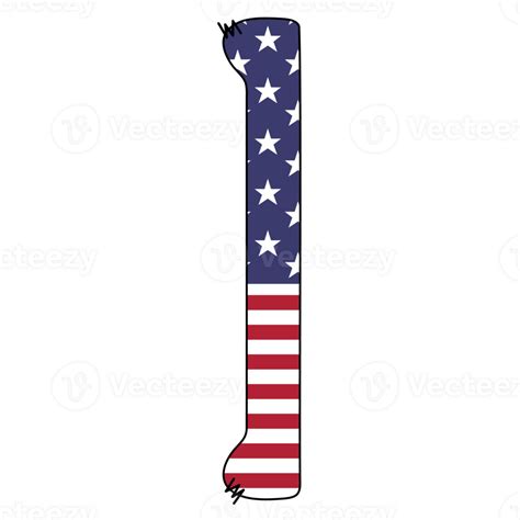 American Flag Sticker 46365281 PNG