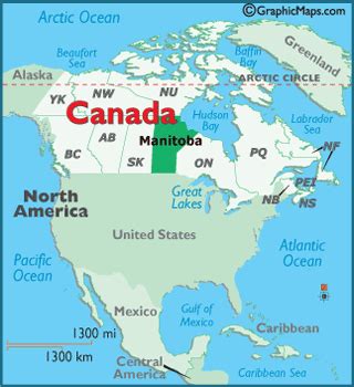 Winnipeg Canada Map