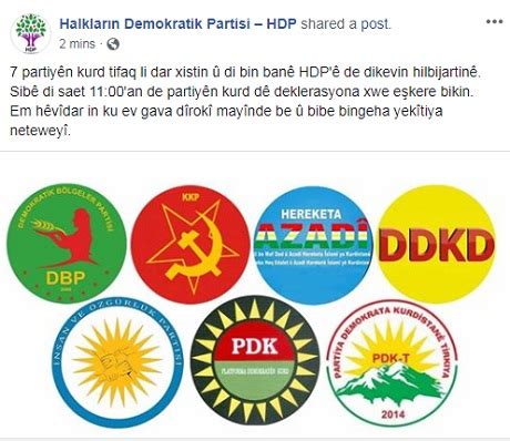 7 Kurdish parties join forces with HDP for Turkey... | Rudaw.net