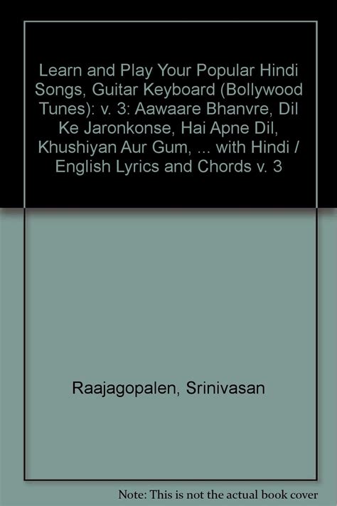 Buy In SA RE GA MA / A B C D / Western Notations, with Hindi / English Lyrics and Chords (v. 3 ...