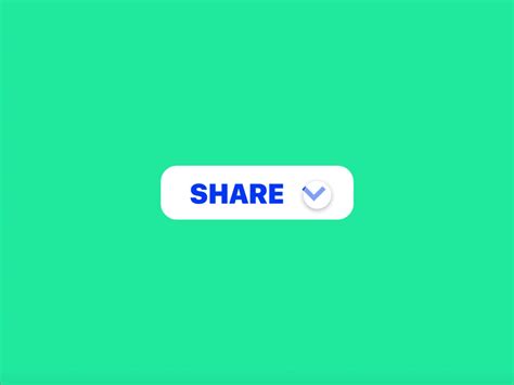 Share button by Neven Moskovič on Dribbble