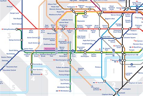 Hammersmith London Tube Map images