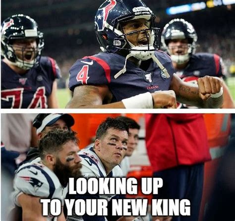 Hilarious memes celebrate Texans' win over Patriots