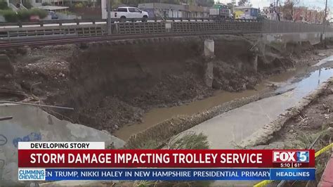 Storm Damage Impacting Trolley Service across San Diego – FOX 5 San ...