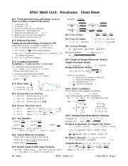 precalc.pdf - SPSU Math 1113: Precalculus Cheat Sheet §5.1 Polynomial Functions and Models ...