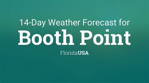 Booth Point, Florida, USA 14 day weather forecast