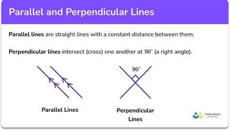 Parallel & Perpendicular Lines - GCSE Maths - Steps & Examples