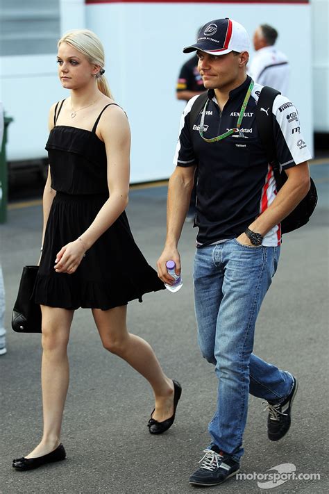 Valtteri Bottas, Williams with his girlfriend Emilia Pikkarainen ...