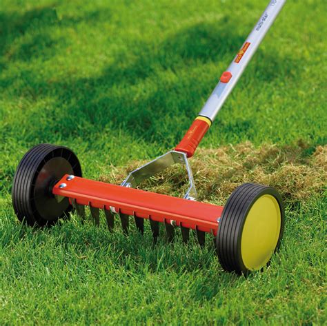 Wolf Garden Tools Lawn Care | Wolf Garden Tools Scarifier Rake On Wheels URM3 | City Irrigation Ltd