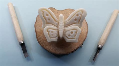 Soap carving tutorial / How to carve a butterfly... en 2024