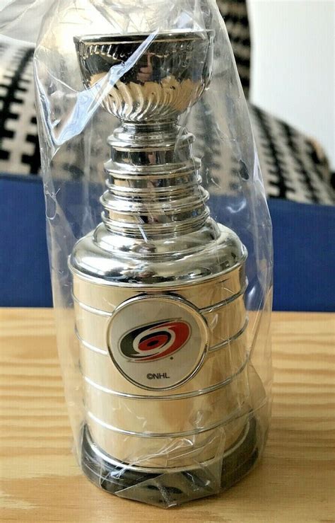 Labatt Blue Mini Stanley Cup Trophy Hockey Replica SEALED Carolina Hurricanes - Hockey-NHL