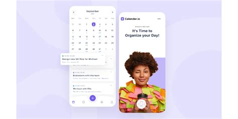 Calendar mobile app | Figma