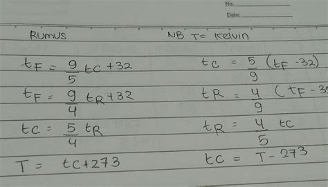 Rumus Celcius Ke Reamur - Berbagi Informasi