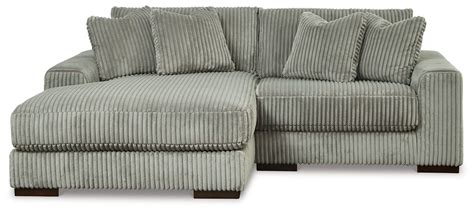 Lindyn - Fog - Left Arm Facing Corner Chaise 2 Pc Sectional