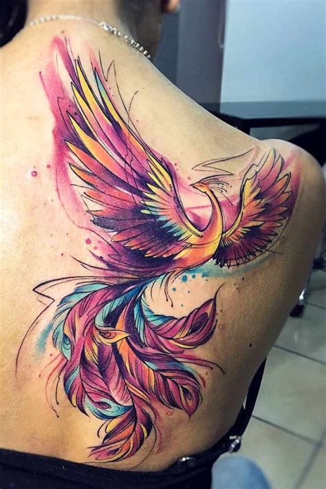 43 Amazing Phoenix Tattoo Ideas With Greater Meaning | Trendy tattoos, Phoenix tattoo design ...