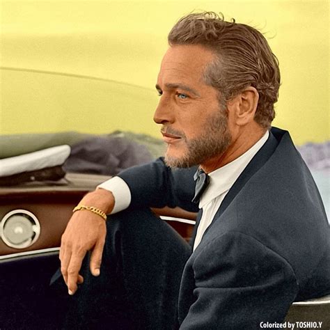 Paul Newman in Venice, 1963 (colorized) : OldSchoolCool