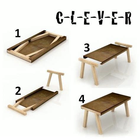 75 Small Wooden Foldable Table | Diy outdoor table, Folding table diy, Folding table legs