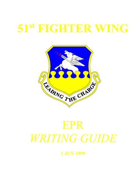 EPR Guide - AF Writing