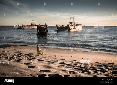 Royal Marines amphibious landings at Eastern Beach in Gibraltar. Photographer Stephen Ignacio at ...