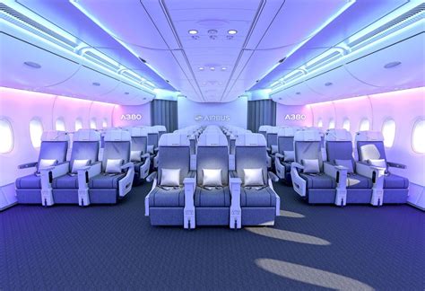 Airbus A380 Premium Economy New Layout and Ambience - AERONEF.NET