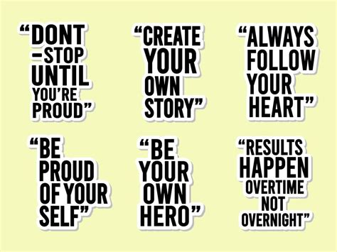 motivational quote stickers bundle 9997428 Vector Art at Vecteezy