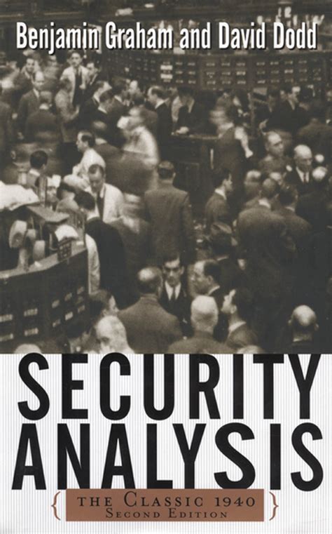 Security Analysis: The Classic 1940 Edition eBook by Benjamin Graham - EPUB | Rakuten Kobo ...