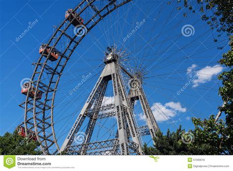 Wiener Riesenrad stock photo. Image of wiener, interest - 57393018