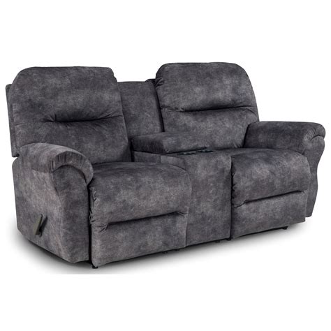 Best Home Furnishings Bodie Space Saver Reclining Loveseat with Storage ...