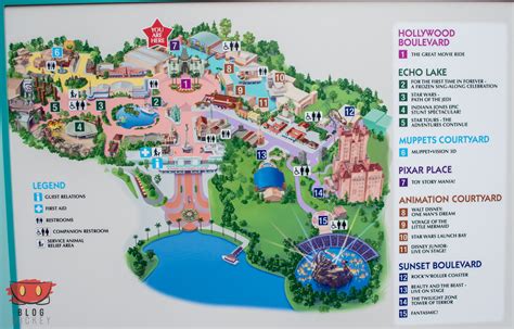 New in-park maps at Hollywood Studios - Blog Mickey