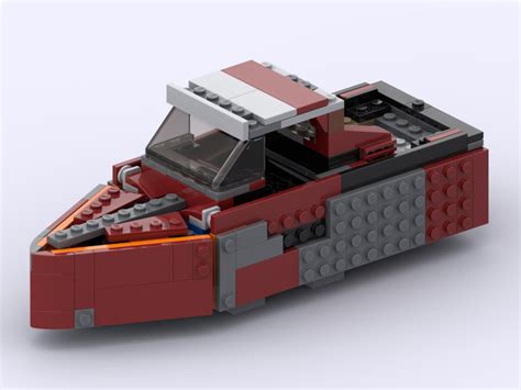 LEGO MOC Speed Boat by Agent Orange | Rebrickable - Build with LEGO