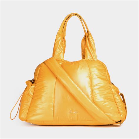 Luella Quilted Nylon Weekender Bag