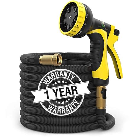 Expandable Garden Hose 100 Ft Long | Heavy Duty Water Hose ...