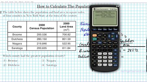 Learn how to Calculate Population Density 2'19Ju Geo Mathgotserved Regents Prep - YouTube