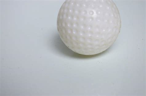 Golf Ball | Free Stock Photo | A plastic golf ball isolated on a white background | # 6496