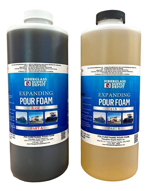 Buy 4 Lb. Density Expanding Pour Foam, 2 Part Polyurethane Closed Cell ...