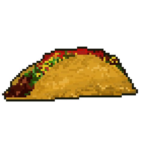 mexican spicy taco pixel art 29722709 PNG