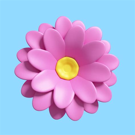 3d Flower Png