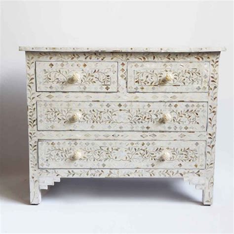 Mother of Pearl Inlay Dresser | Chairish