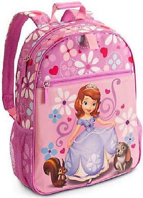 Disney Princess Sofia the First doll School Backpack tote girl book ...