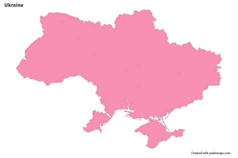 Sample Maps for Ukraine (pink,outline) Map Maker, Outline, Sample, Diagram, Pink, Maps ...