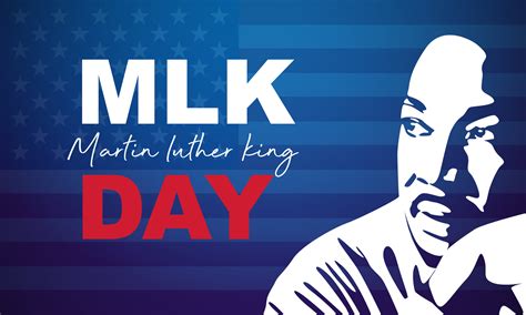 Martin Luther King Day flyer, banner or poster. Vector illustration ...