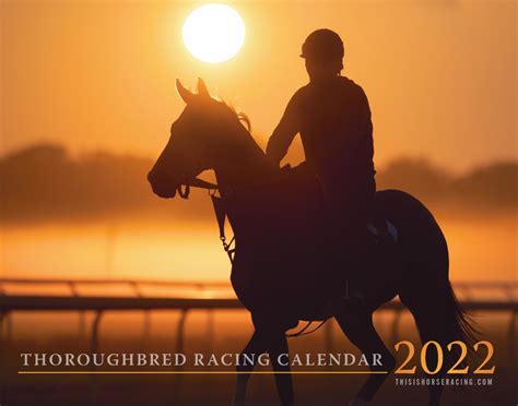 Today's a good day to order a Thoroughbred Racing Calendar