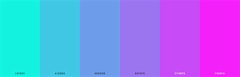 Purple And Blue Color Palette