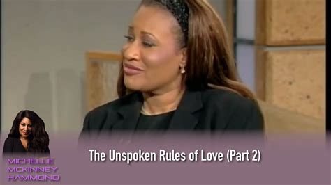 Michelle McKinney Hammond: The Unspoken Rules of Love (Part 2) - YouTube