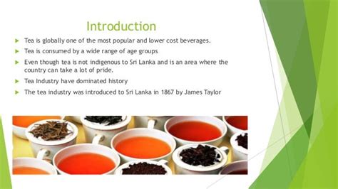 Tea industry in sri lanka