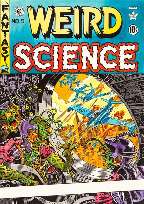 Cap'n's Comics: Weird Science #9 Cover by Wally Wood