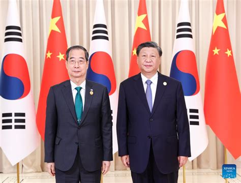 Xi meets ROK prime minister-Xinhua