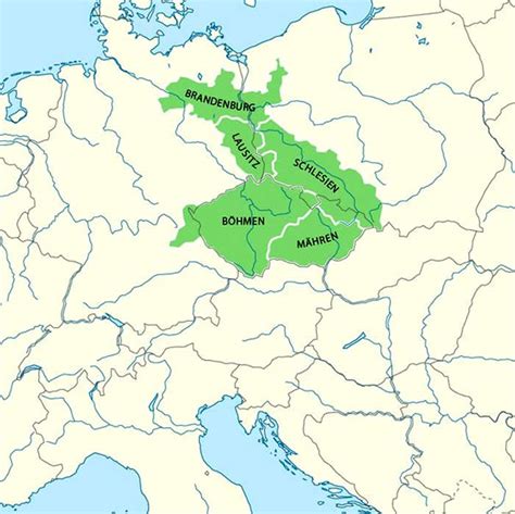 Picture Information: Kingdom of Bohemia Map