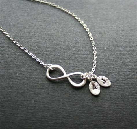 Items similar to Infinity Symbol Necklace. Initial Necklace. Personalized Infinity Necklace ...