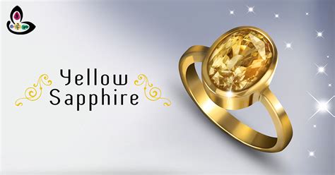 Yellow Sapphire Ring Astrology | 8+ carats Ceylon Yellow Sapphire